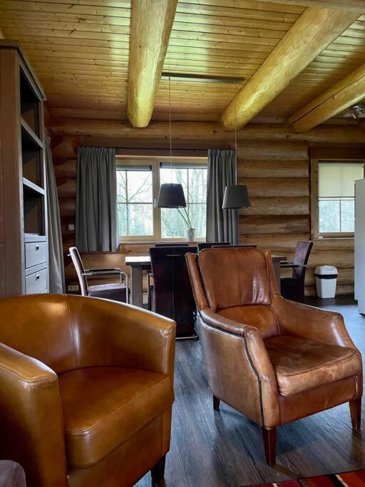 Den Ham Unieke Houten Villa Met Sauna In Twente - 6P מראה חיצוני תמונה