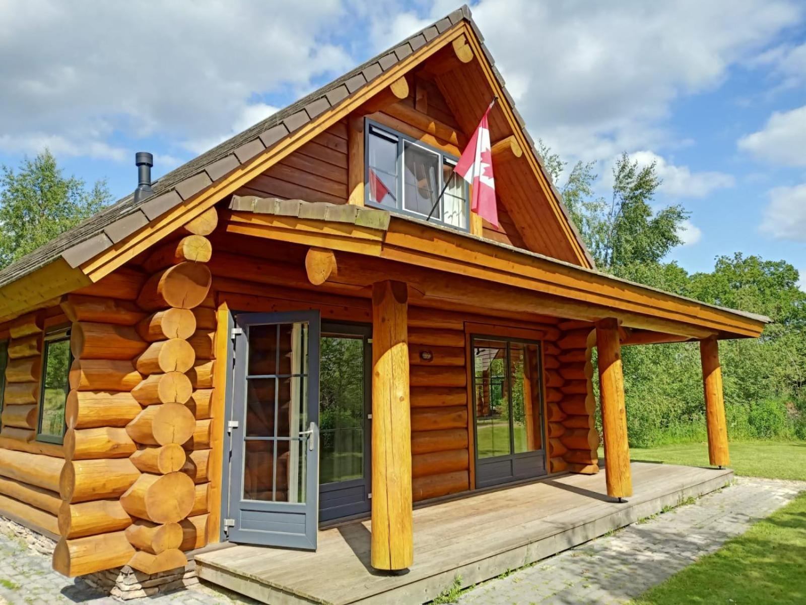 Den Ham Unieke Houten Villa Met Sauna In Twente - 6P מראה חיצוני תמונה